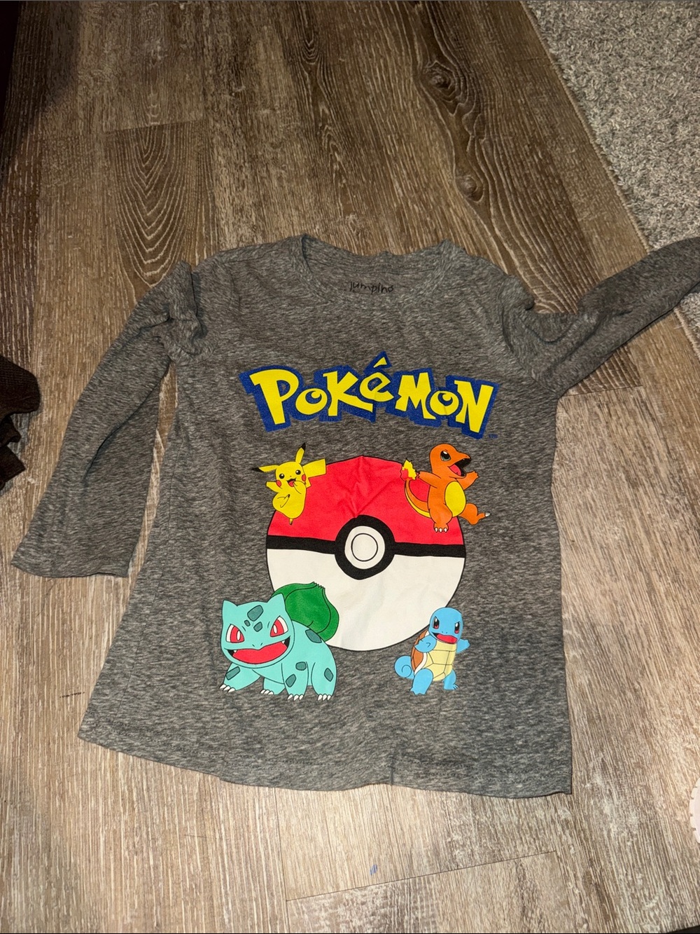 Kids Size 7 Pokemon long sleeve